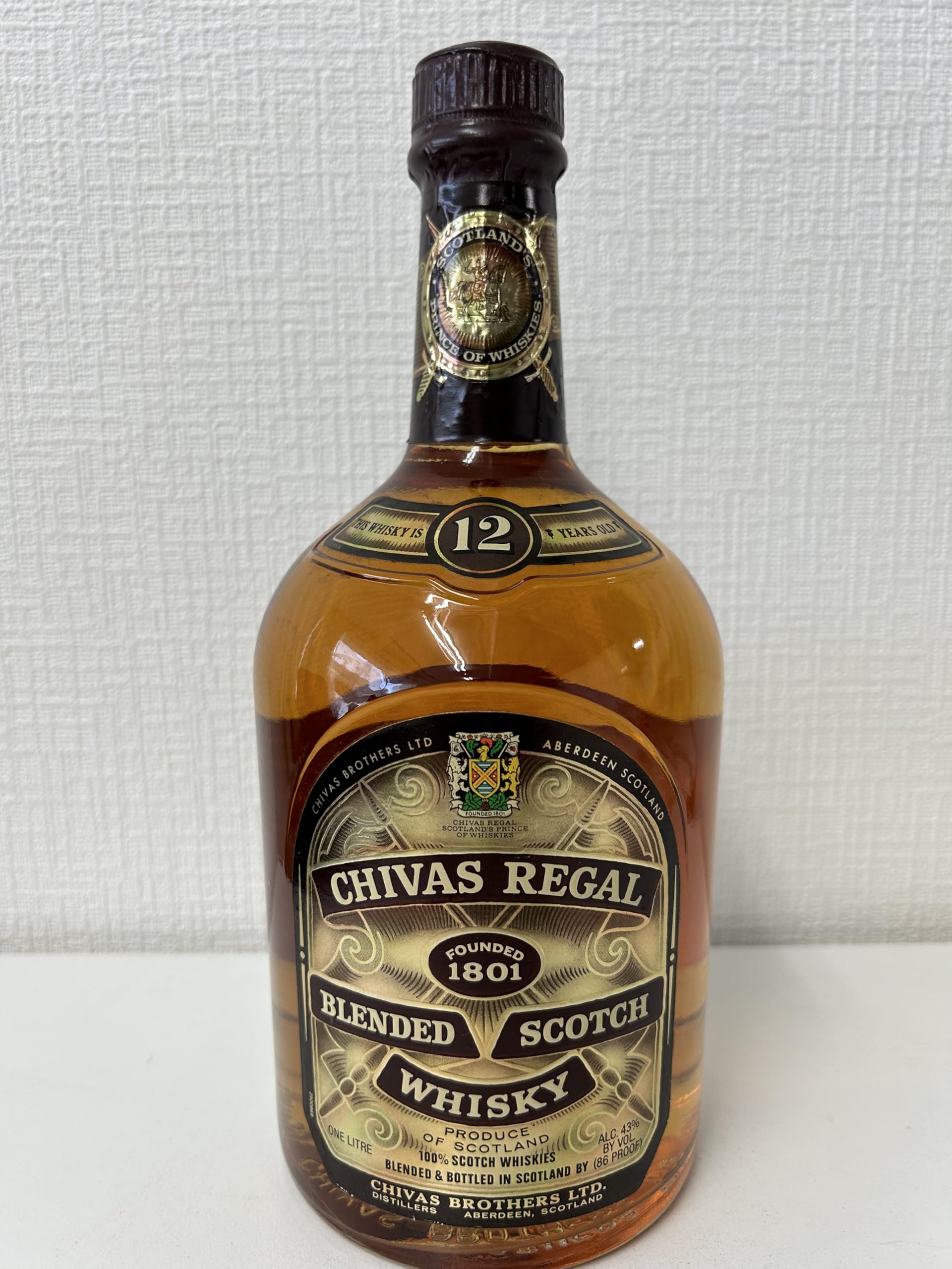 Amazon.co.jp: シーバスリーガル12年 1000ml 40％ CHIVAS REGAL : 食品